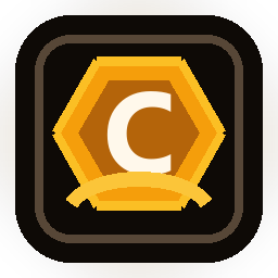 CodexBar 应用图标,橙色 C 形标志